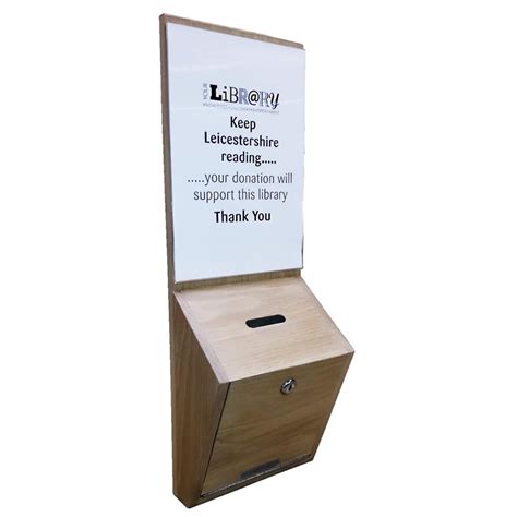 wall mounted donation boxes